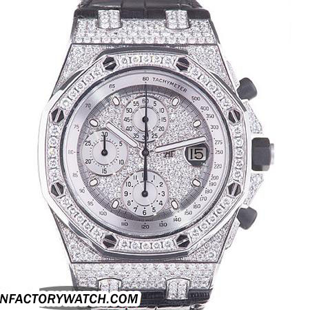 愛彼AP Royal Oak Offshore 皇家橡樹離岸系列 26067BC.ZZ.D002CR.01 無色的抗反射塗層 藍寶石水晶-rhid-117897