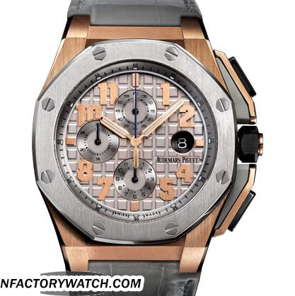 愛彼AP Royal Oak Offshore 皇家橡樹離岸型 26210OI.OO.A109CR.01 實心316L不鏽鋼 電鍍18k玫瑰金