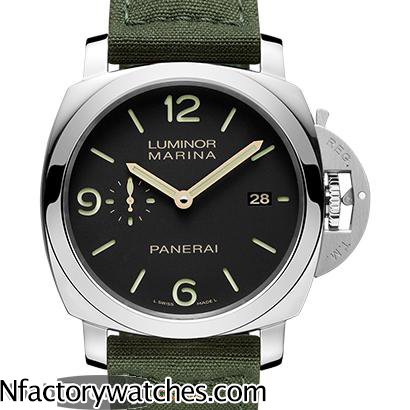 沛納海 Panerai LUMINOR MARINA 1950 3 DAYS AUTOMATIC ACCIAIO Pam00618 Pam618 基于亞洲7750自動 316L不鏽鋼-rhid-118086