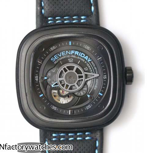 七個星期五 SevenFriday P3 PCF Miyota82S721J自動 21600VPH 316L不鏽鋼 PVD錶圈 實心316L不鏽鋼-rhid-118099