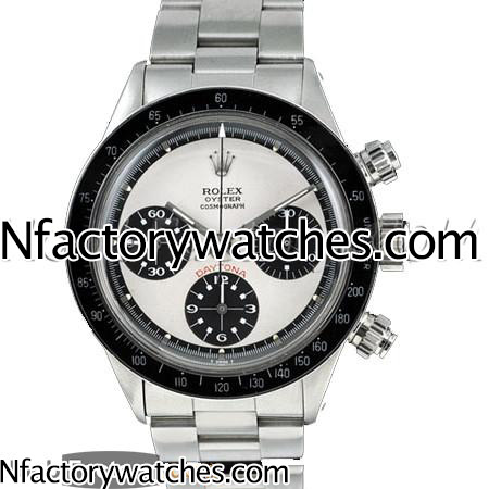 勞力士 Rolex Oyster Cosmograph Daytona Chronograph 迪通拿 6263 上海ETA7750自動計時機芯 316L不鏽鋼 熊貓錶盤-rhid-118122