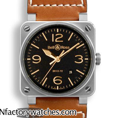 柏萊士（Bell & Ross）AVIATION系列 BR 03-92 GOLDEN HERITAGE-rhid-118184