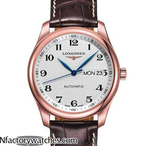 浪琴Longines Master Collection 名匠 L2.755.8.78.3 316L不鏽鋼 電鍍18k玫瑰金-rhid-118188