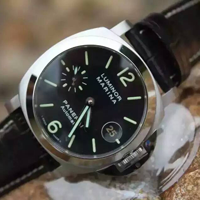 沛納海Pam048，亞洲7750自動上鏈機芯 寶石水晶 黑色錶盤-rhid-118190