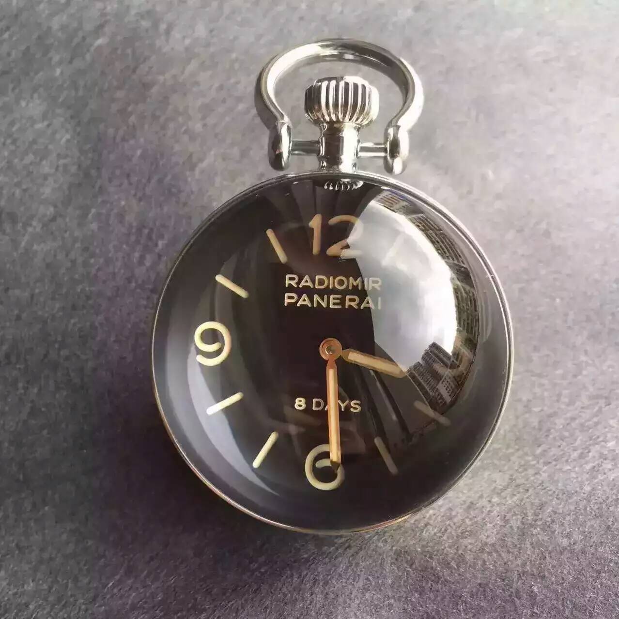 沛納海panerai pam581 水晶球小桌鐘 KW出品-rhid-118286