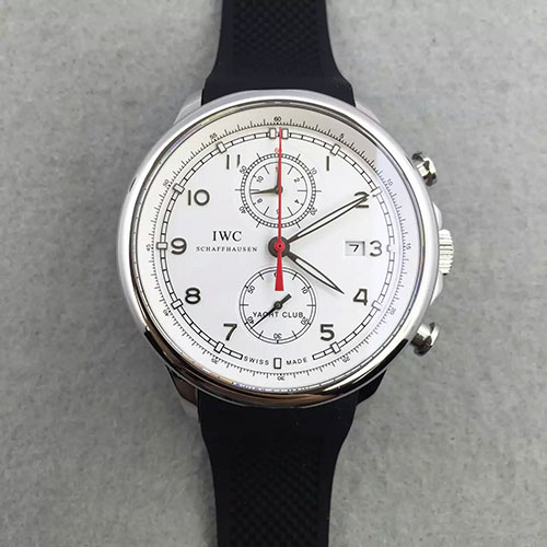 萬國 IWC 全新葡萄牙 Yacht Club Chronograph 航海精英計時腕錶“海洋勇士”特別版 藍寶石玻璃 搭載7750計時機芯-rhid-29