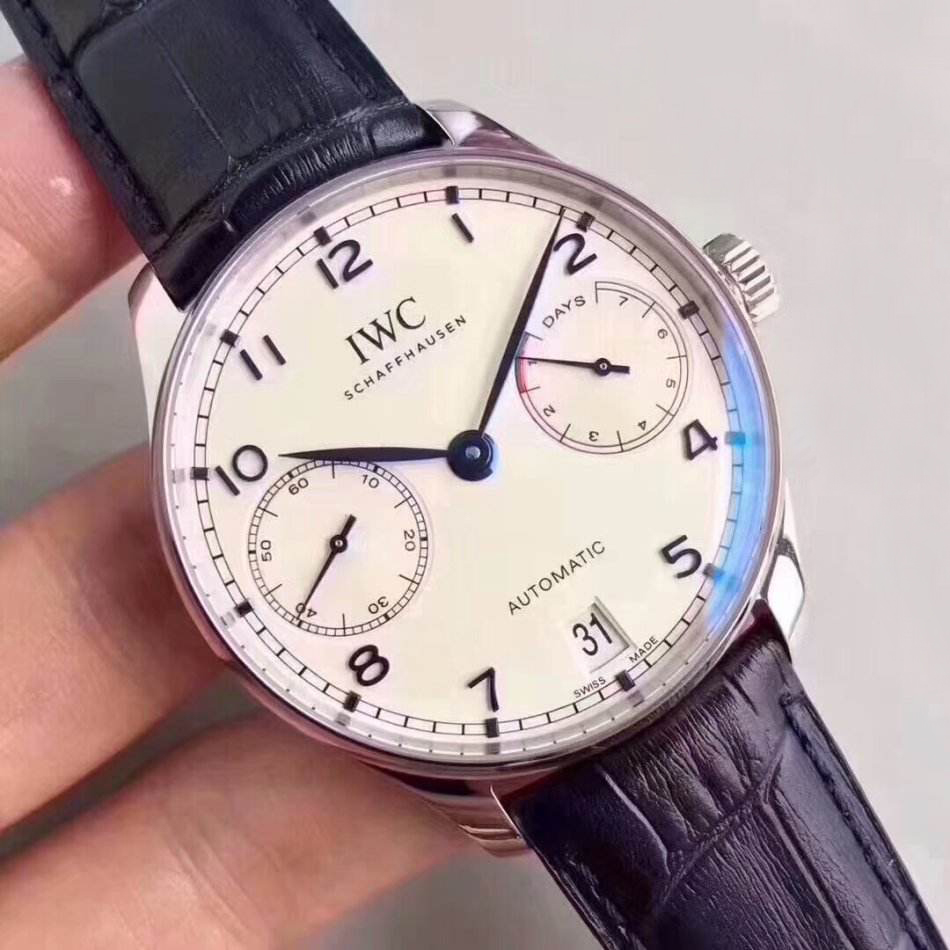 萬國 IWC 葡萄牙7日鏈V3版 藍寶石鏡面 316L精鋼錶殼