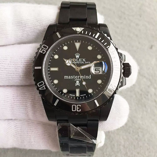 勞力士 Rolex 經典款Submariner PVD特別版（Japan mastermind）藍寶石鏡面 316精鋼錶殼-rhid-167