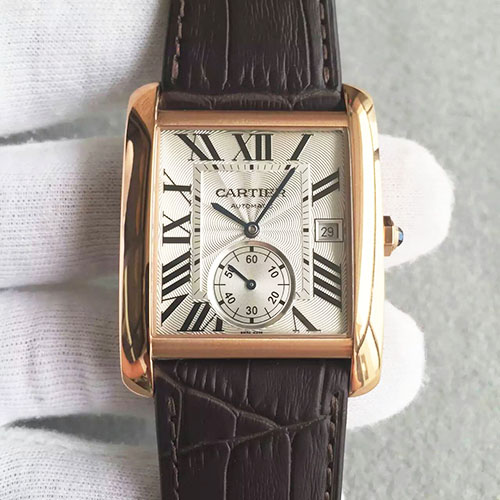 卡地亞 Cartier MC坦克系列 劉德華同款 316精鋼錶殼 JF出品-rhid-191