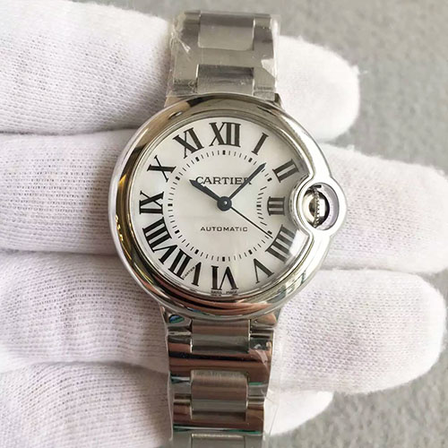 卡地亞 Cartier 藍氣球系列女士腕錶 搭載進口機械機芯 33mm 出品-rhid-187