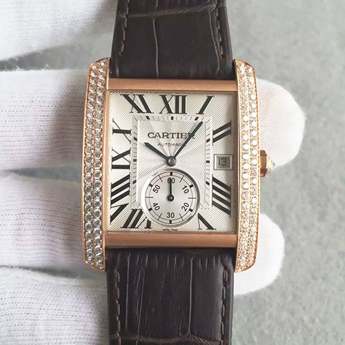 卡地亞 Cartier MC坦克系列 劉德華同款 316精鋼錶殼 JF出品