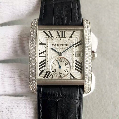 卡地亞 Cartier MC坦克系列 劉德華同款 316精鋼錶殼 JF出品-rhid-196