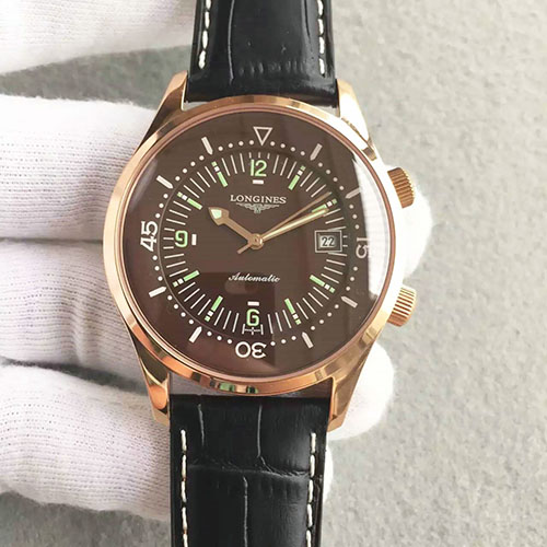 浪琴 Longines 經典復古系列L.3.674.8.50.5 搭載純進口機械改Cal.L633機芯 藍寶石鏡面 316精鋼錶殼 -rhid-199