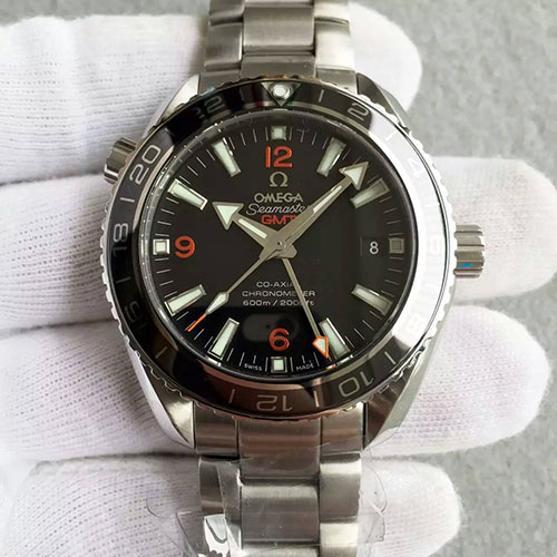 歐米茄 Omega 新海馬系列GMT 兩地時區 搭載8605機芯 316精鋼錶殼 KW出品-rhid-110679