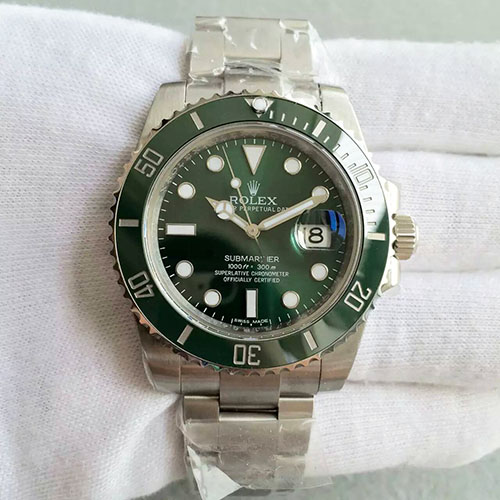 勞力士潜航者型系列116610LV-97200綠盤腕錶（綠水鬼） 勞力士 Rolex V6S綠鬼 搭載3135機芯 316精鋼錶殼 N廠出品-rhid-110703