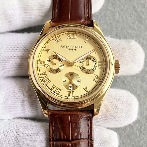 百達翡麗 Patek Philippe 復雜功能系列 搭載9015改裝復刻原版Cal.324機芯 所有功能同正品一致-rhid-110766