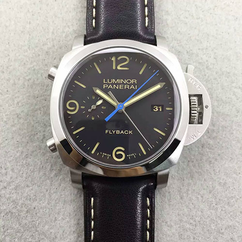 沛納海 Panerai Pam525 全鋼錶殼款 搭載P9100海鷗自動機芯 藍寶石鏡面 KW出品-rhid-110810