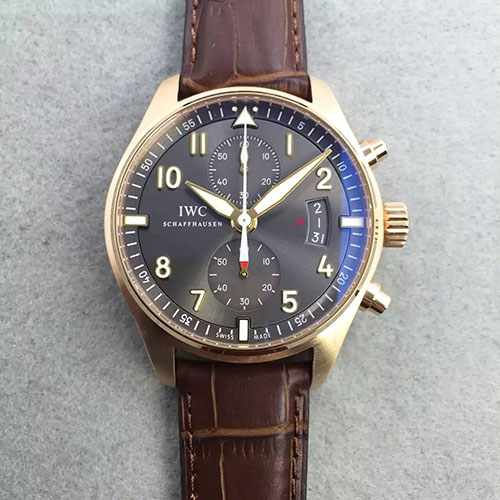 萬國 IWC 噴火戰機 金殼 搭載7750機芯 藍寶石鏡面 ZF出品-rhid-110826