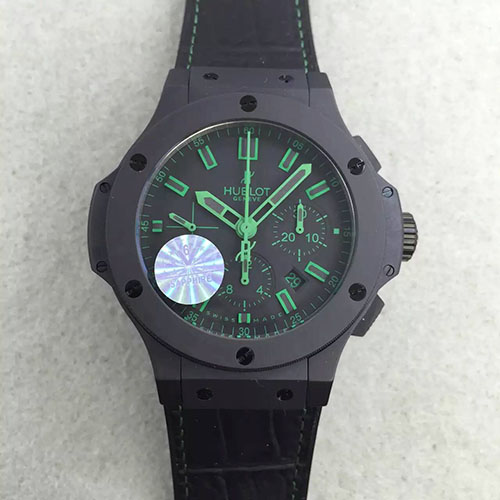 宇舶 Hublot 全陶瓷款 搭載4100機芯 藍寶石鏡面 宇舶高仿手表-rhid-110842