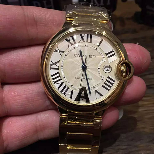 卡地亞 Cartier 藍氣球系列大號 316精鋼錶殼 42mm JF出品-rhid-110862