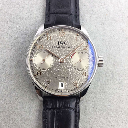 萬國 IWC 葡萄牙七日鏈升級版 隕石灰面 搭載萬國定制版Cal.51011全自動機芯-rhid-110866