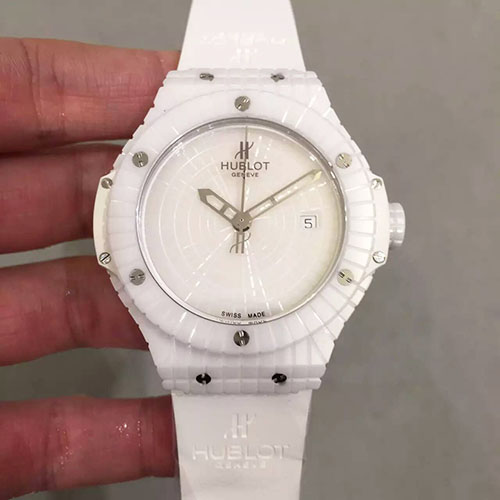 宇舶 Hublot 格子陶瓷 搭載2824機芯 藍寶石玻璃 JF出品-rhid-110876