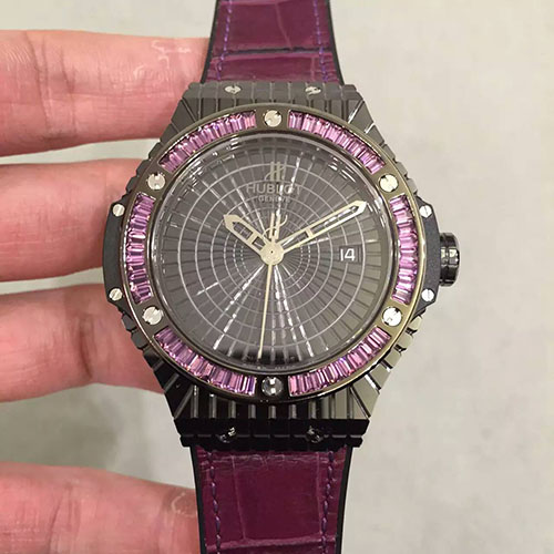 宇舶 Hublot 格子陶瓷 搭載2824機芯 宇舶熱門手表推薦 JF出品-rhid-110878