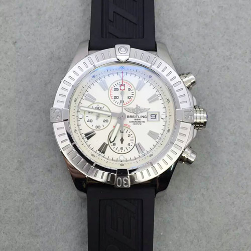 百年靈 Breitling 五珠全鋼航空計時腕錶 搭載7750機芯 藍寶石玻璃-rhid-110995