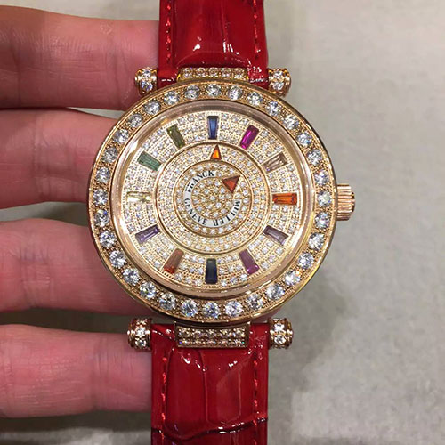 法蘭克穆勒 Franck Muller 神秘時間系列腕錶 搭載2836機芯 鑲嵌頂級進口鋯石-rhid-111004