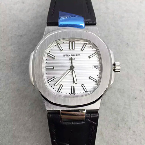 百達翡麗 Patek Philippe 鸚鵡螺系列 搭載原版Cal.324SC機芯 精仿手錶 藍色和白色也有貨！鋼帶款式也有！-rhid-111067