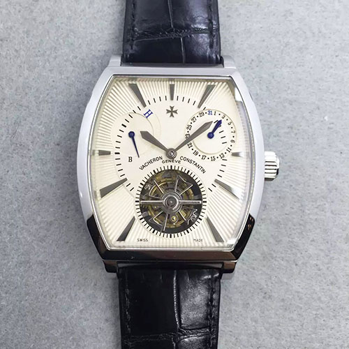 江詩丹頓 Vacheron Constantin 馬耳他系列動能顯示 手動上鏈陀飛輪 316精鋼錶殼