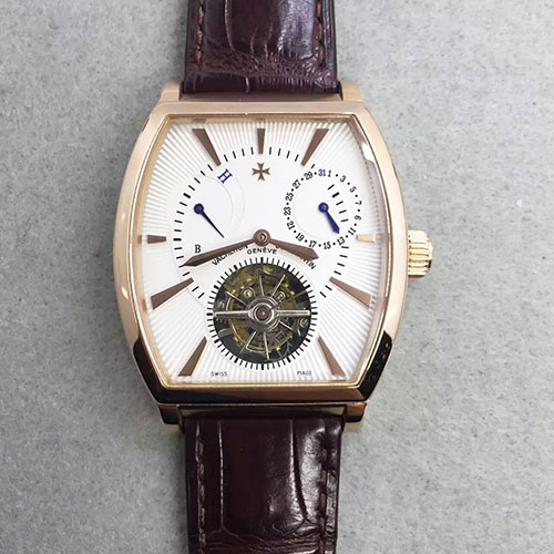 江詩丹頓 Vacheron Constantin 馬耳他系列動能顯示 手動上鏈陀飛輪 藍寶石玻璃-rhid-111072