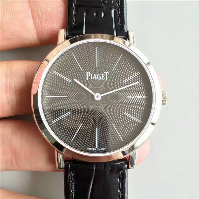 伯爵 PIAGET 超薄 光亮不掉色 雙面進口意大利小牛皮錶帶 UT精品-rhid-111304