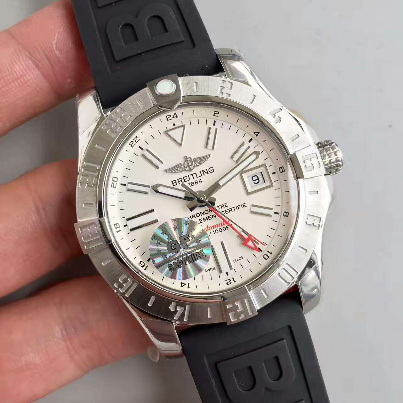百年靈複仇者二代 世界時間腕錶 搭載性能穩定的海鷗2836自動上弦機械機芯-rhid-116292