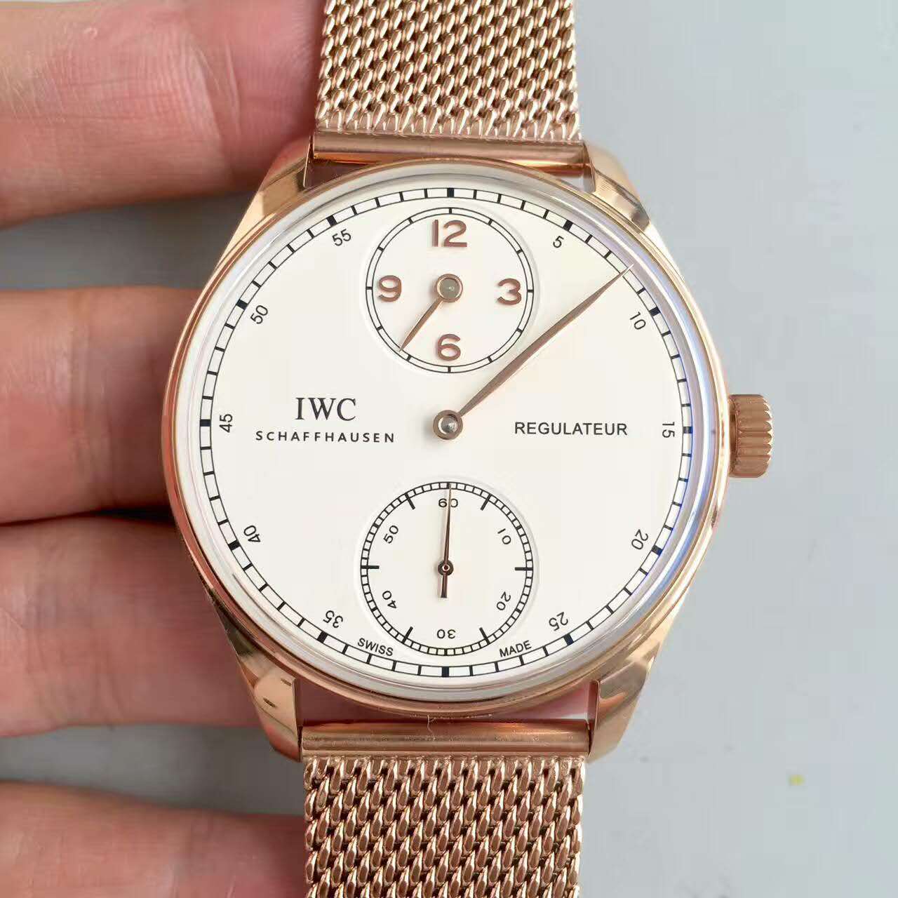 IWC萬國 瓊斯之劍 YL出品 搭配鍋蓋藍寶玻璃-rhid-118359