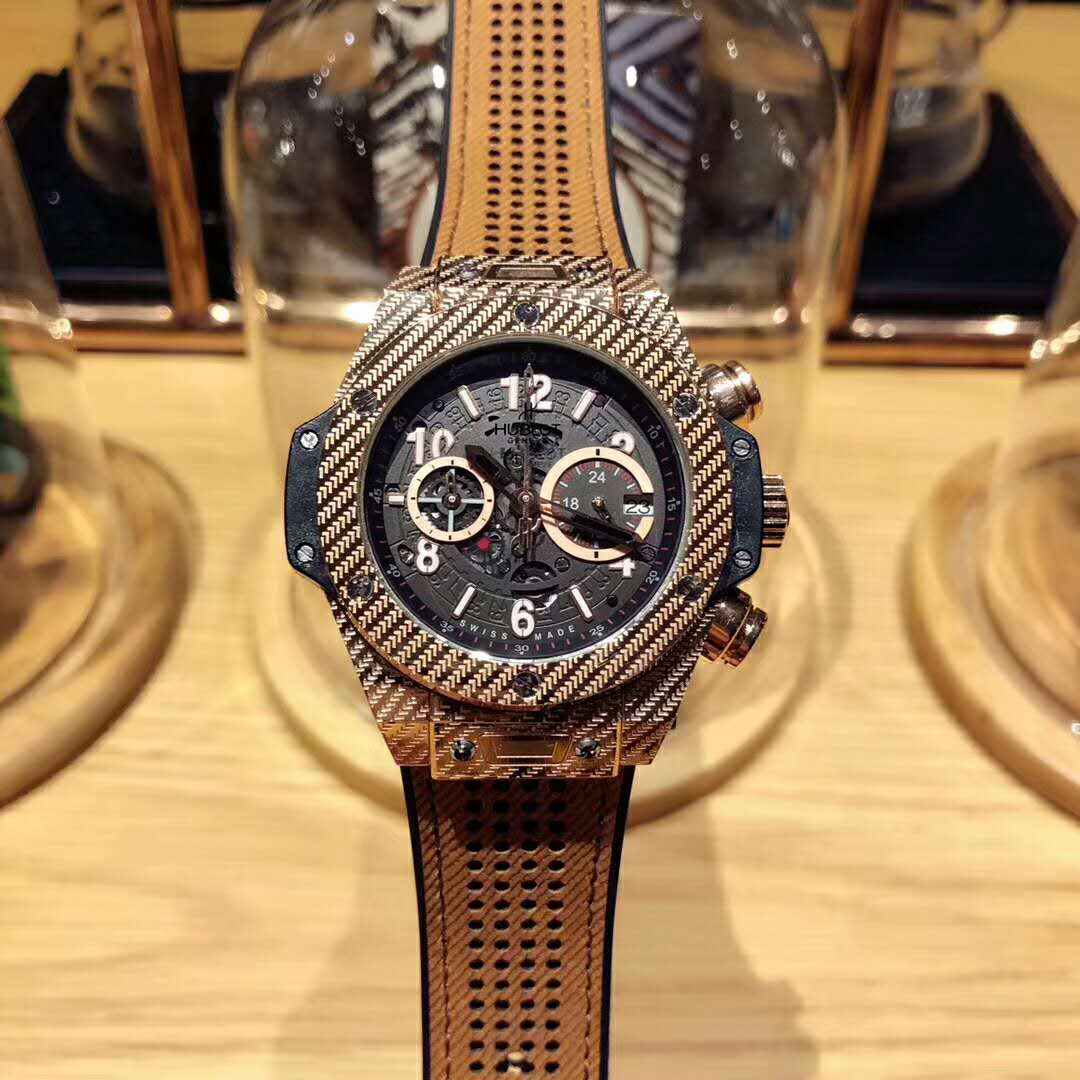 HUBLOT 恒寶 入冬暖手款 頂級材質的融合計時-rhid-118463