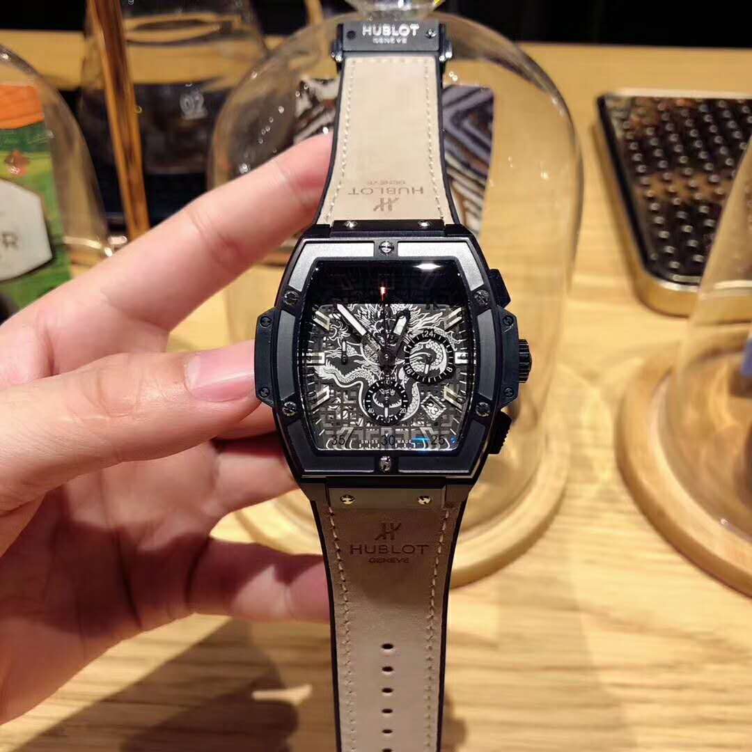 HUBLOT 宇舶（恒寶）巨星甄子丹出席靈魂李小龍75周年限量 李小龍衣服顏色專門定制腕錶-rhid-118466