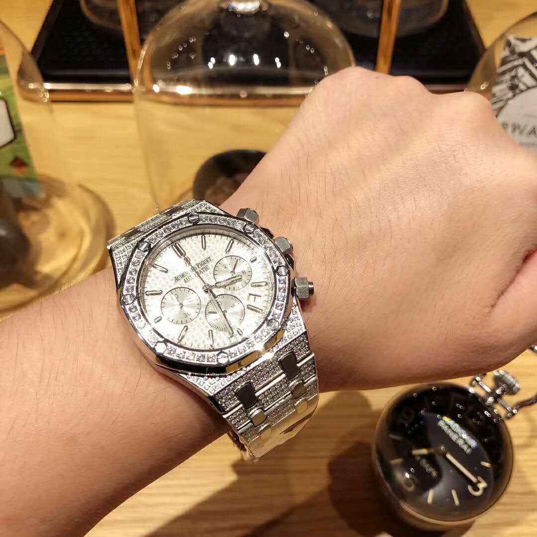 愛彼---Audemars Piguet 皇家橡樹系列 土豪款 藍寶石防刮玻璃-rhid-118479