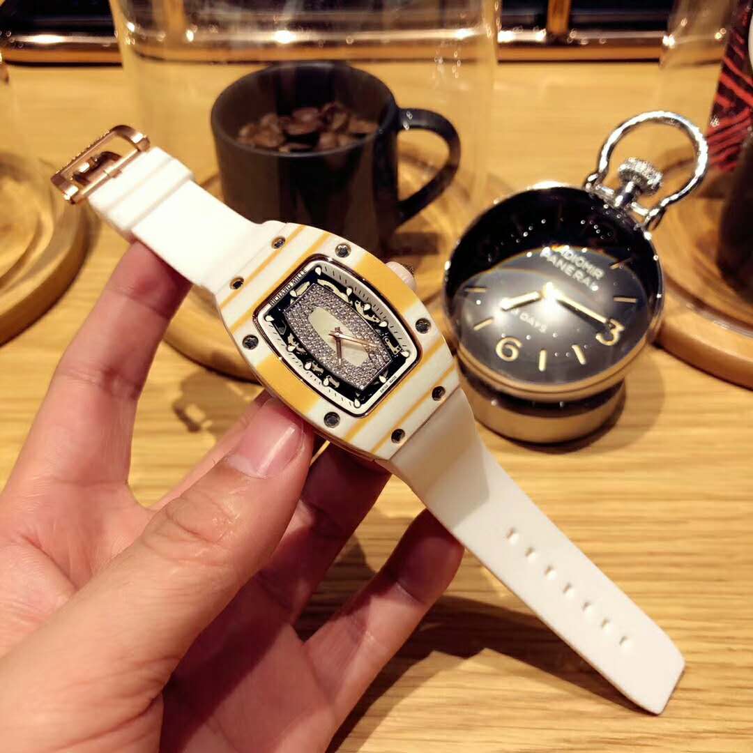 RichardMille 理查德米勒 女款碳纖維系列 搭載透底原裝進口西鐵城全自動機芯-rhid-118477