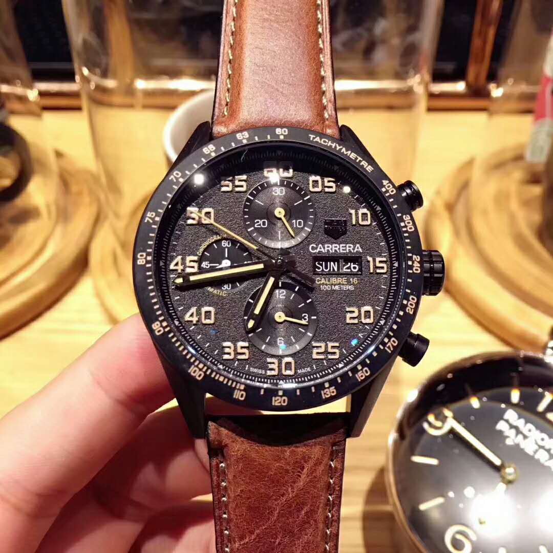 TAG Heuer泰格豪雅 CARRERA卡萊拉系列 搭載原裝多功能機械機芯-rhid-118543