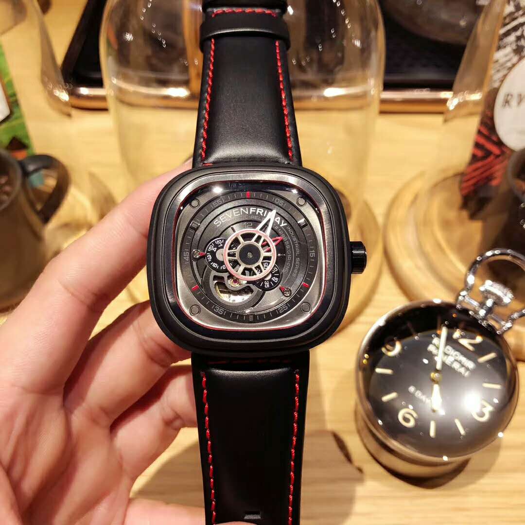 七個星期五 SEVENFRIDAY 至爆款渦輪全自動方形自動機械錶-rhid-118684