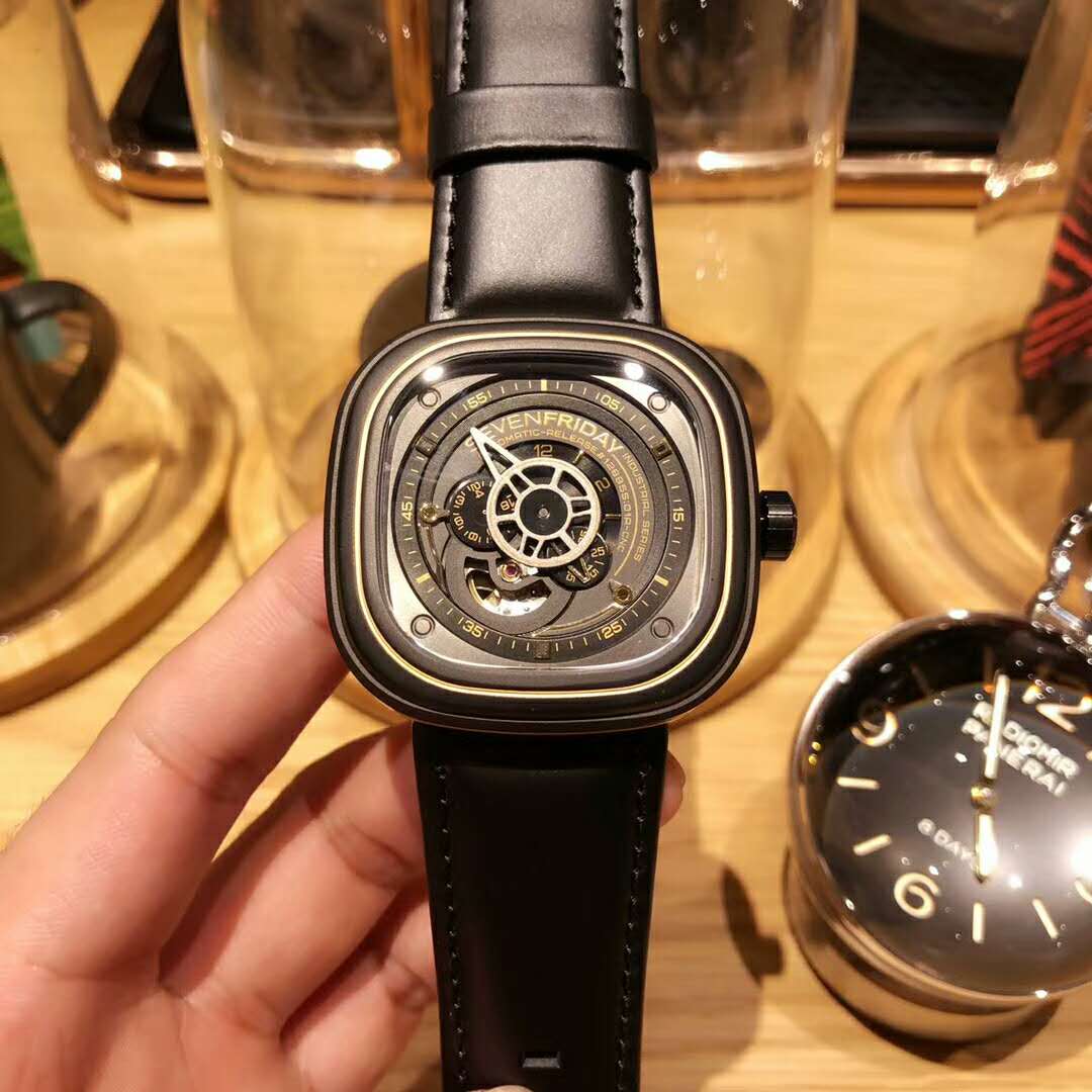 七個星期五 SEVENFRIDAY 至爆款渦輪全自動方形自動機械錶-rhid-118685