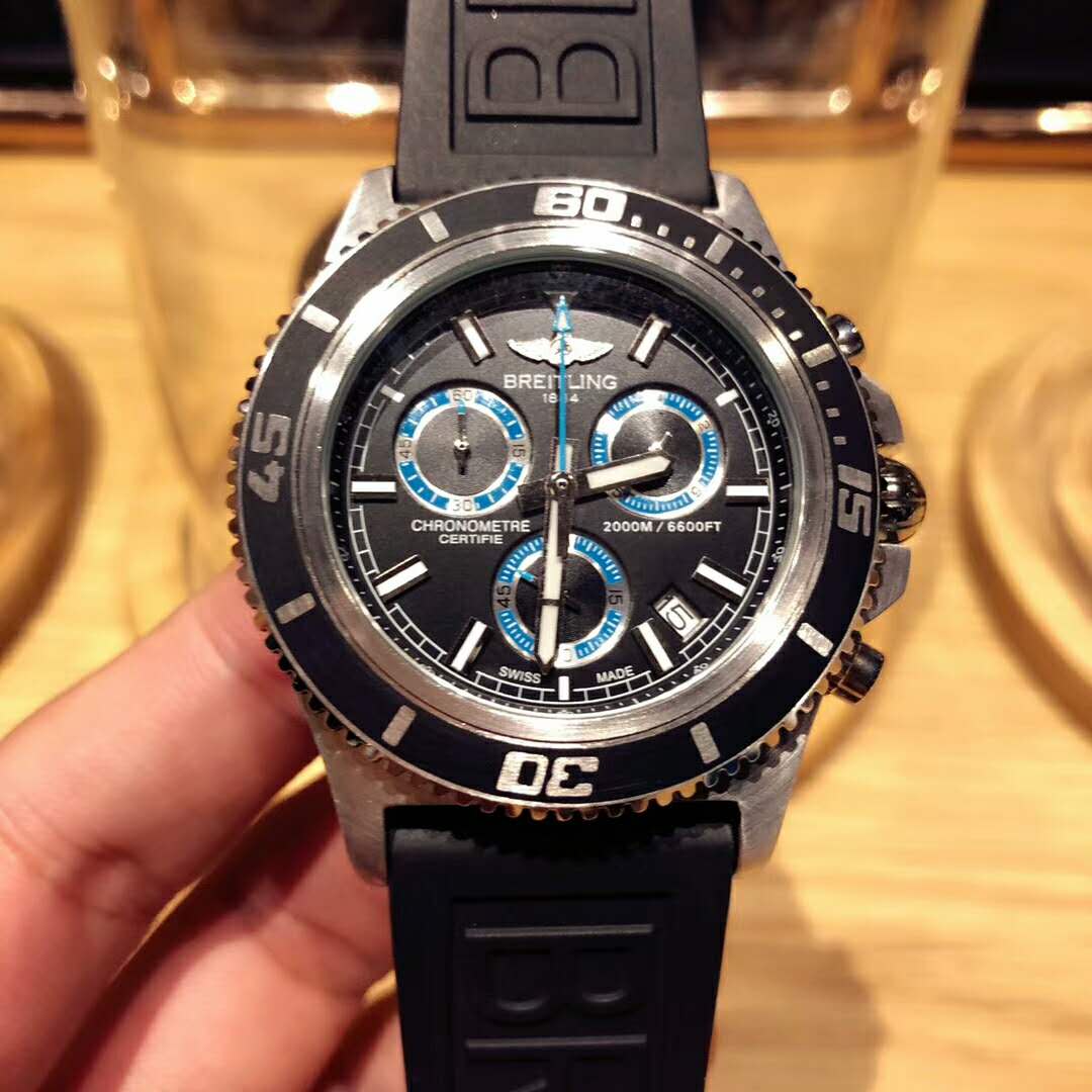 百年靈BREITLING Z廠出品 新款男士石英腕錶-rhid-118693