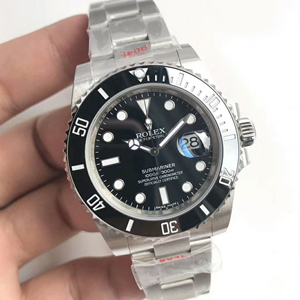 勞力士水鬼複刻 超A高仿勞力士潛航者Submariner 116610LV黑水鬼 勞力士Rolex潛航者 Submariner 116610LV黑水鬼V8 N廠904鋼 3135機芯-rhid-118109