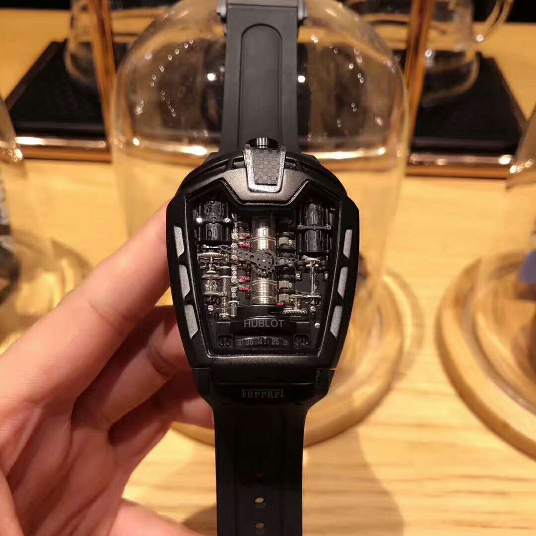 HUBLOT宇舶 法拉利六缸發動機 全球限量版 腕錶-rhid-118523