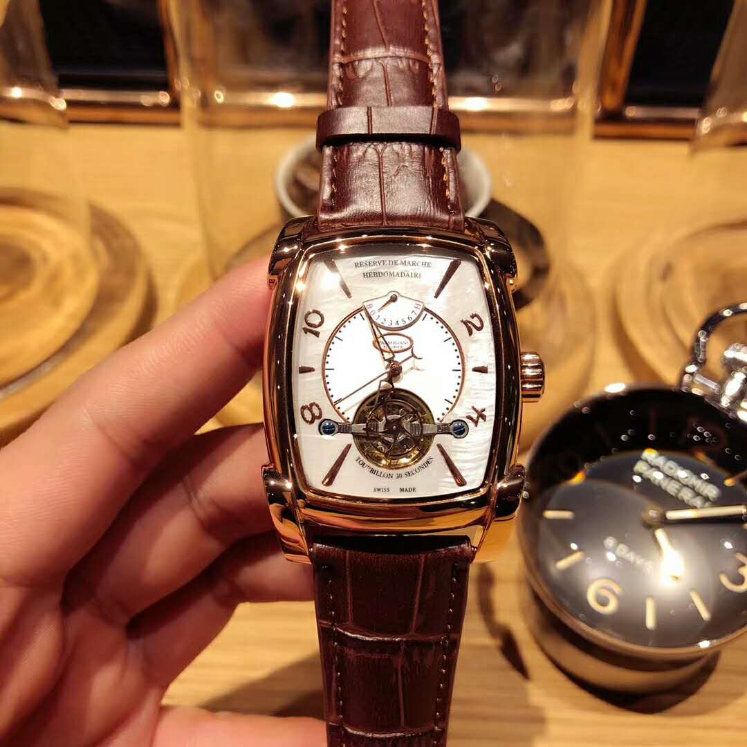 帕瑪強尼 PARMIGIANI Kalpa系列 外四腳錶殼大氣錶盤 全自動機械腕錶-rhid-118585