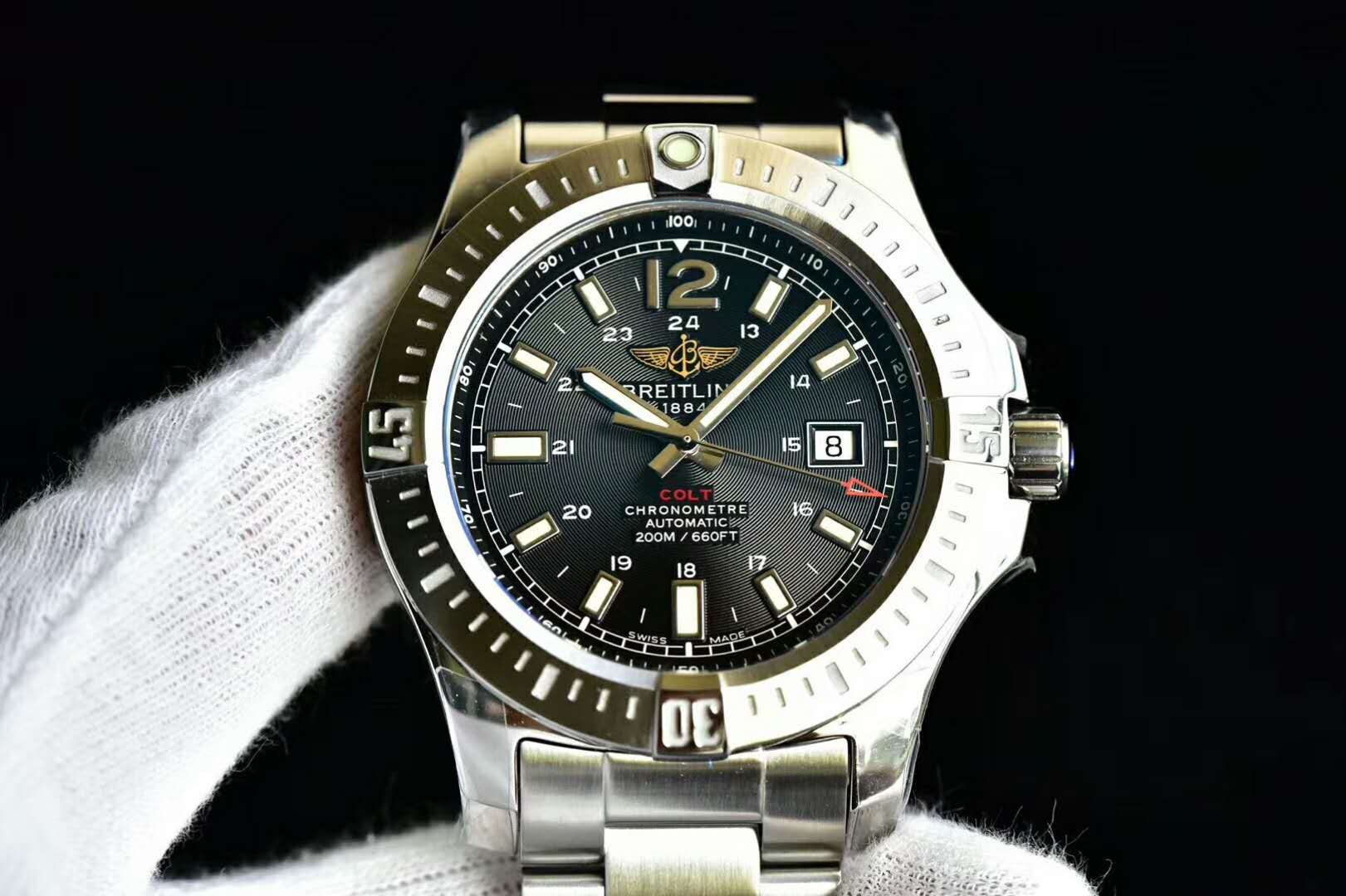 百年靈 挑戰者自動機械腕錶 GF新款-rhid-118602