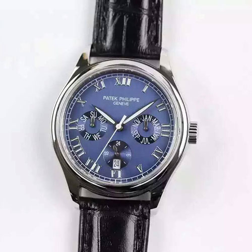 百達翡麗 Patek Philippe 復雜功能系列 搭載9015改裝復刻原版Cal.324機芯 藍寶石玻璃 316L精鋼-rhid-116387