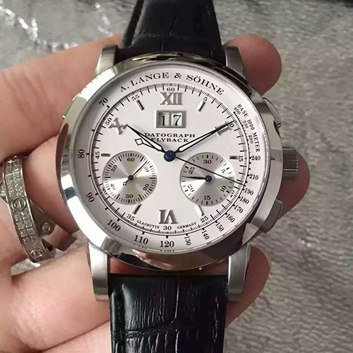 朗格 A. Lange & Sohne 萬年歷Datograph系列 搭載雙歷7750手動計時機芯 鍍藍膜水晶玻璃-rhid-116426