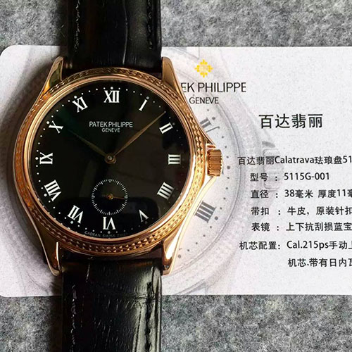 百達翡麗 Patek Philippe Calatrava系列5115G最強復刻版新款 搭載Cal.215ps手動上鏈機芯 AJ出品-rhid-116431